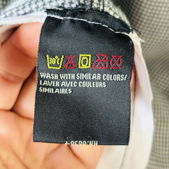 FireThorne Mens Golf Shorts Houndstooth Black White Size 40 Bermuda Outdoor Prep - Picture 14 of 16